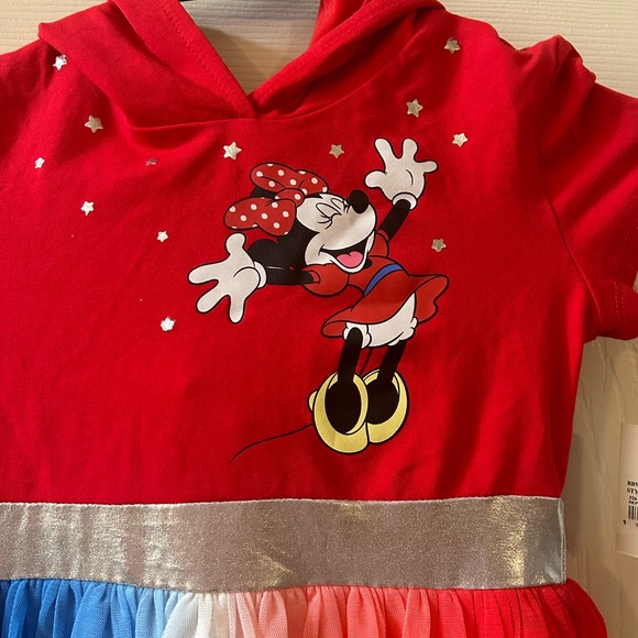 **NWT** Minnie Mouse Patriotic Tulle Dress - Picture 4 of 5
